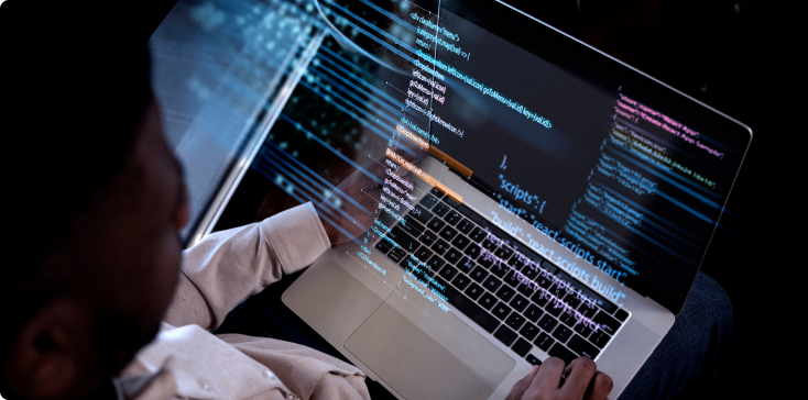 Technology delivery and software development services illustration